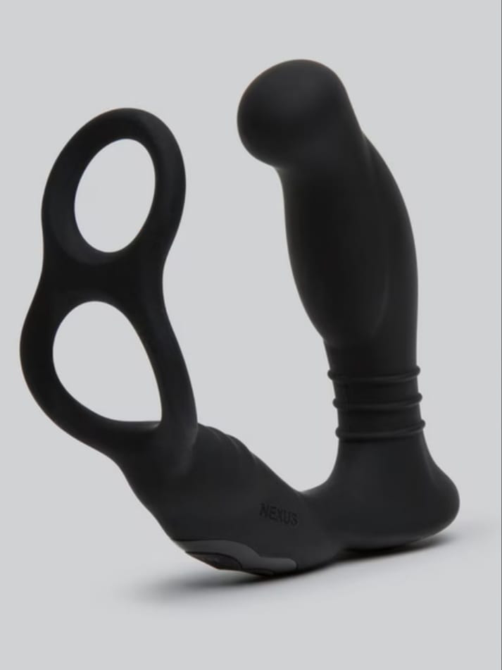 Nexus Simul8 Prostate Massager with Double Cock Ring